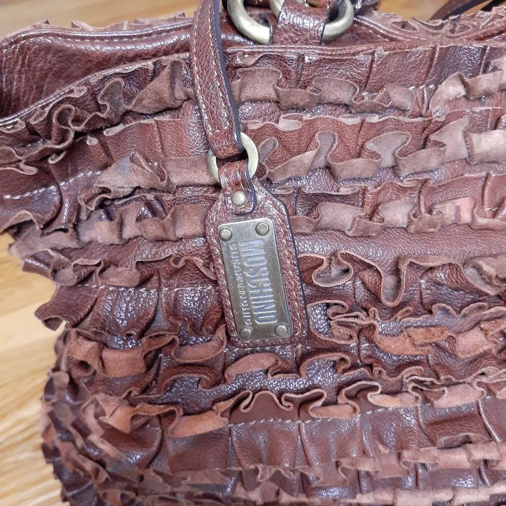 MOSCHINO CHEAP AND CHIC Leather Bag OS Brown Moschino - Picture 3 of 5